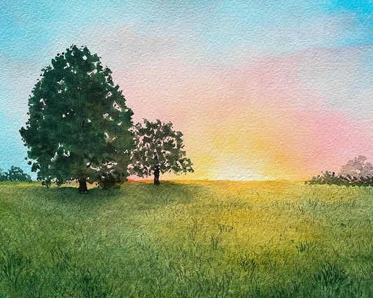 08/25/24 Sunsets & Skies Watercolor Workshop